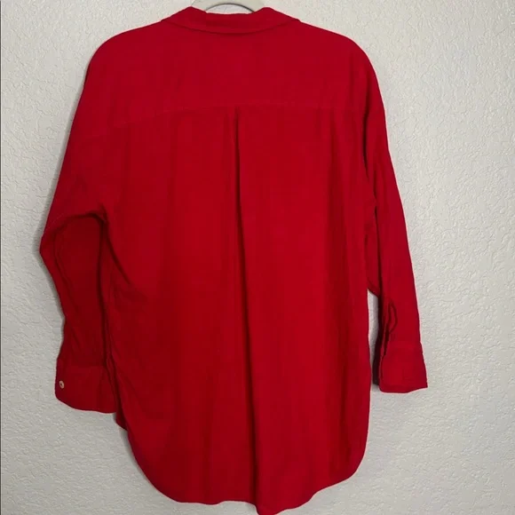 Anthropologie Maeve The Bennet Button Down Christmas Holiday Party Size Small - Picture 8 of 11